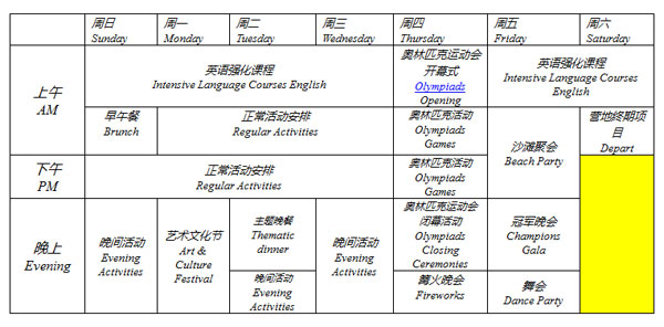 通往奧林匹亞-青少年戶外夏令營