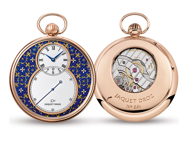 Jaquet Droz 雅克德羅：金箔雕花琺瑯