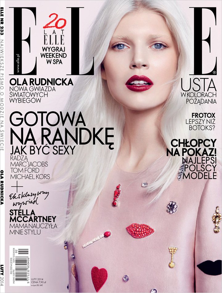 Ola Rudnicka《Elle》波蘭版2014年2月號(hào)