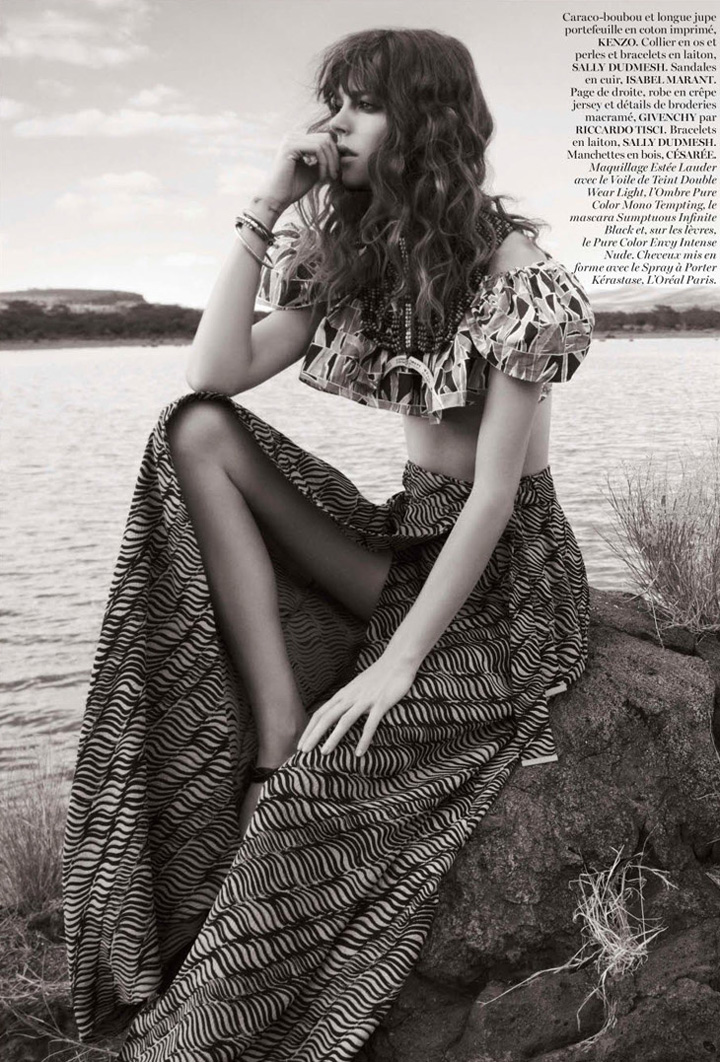 Freja Beha Erichsen《Vogue》法國版2014年4月號