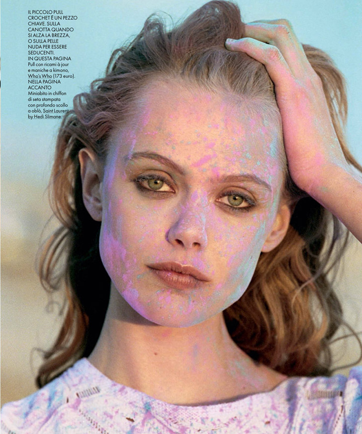 Frida Gustavsson《Elle》意大利版2014年5月號(hào)