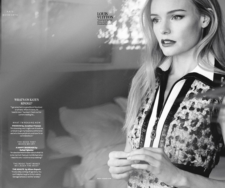 Kate Bosworth《InStyle》英國(guó)版2014年9月號(hào)