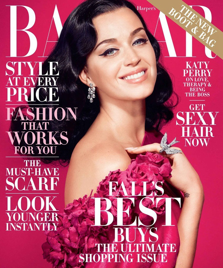 Katy Perry《Harper’s Bazaar》美國(guó)版2014年10月號(hào)