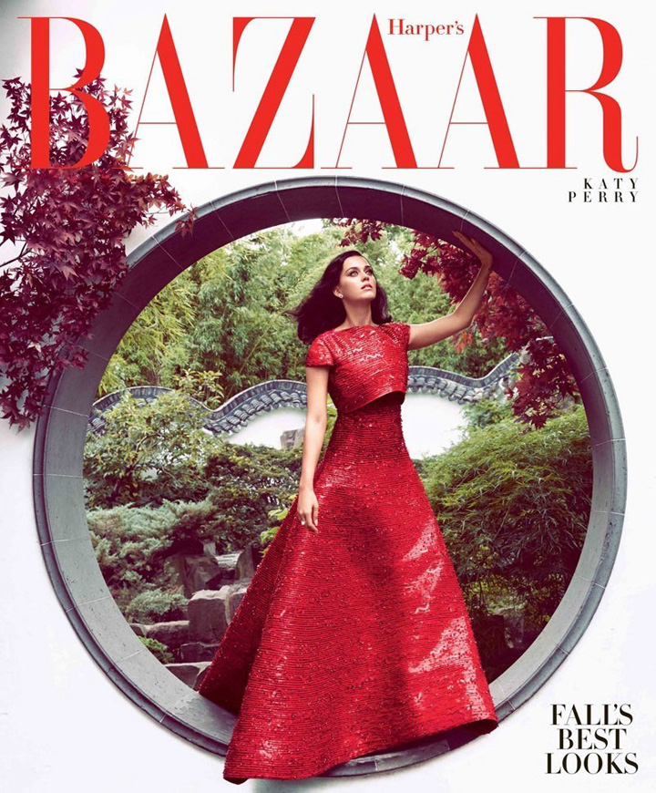 Katy Perry《Harper’s Bazaar》美國(guó)版2014年10月號(hào)