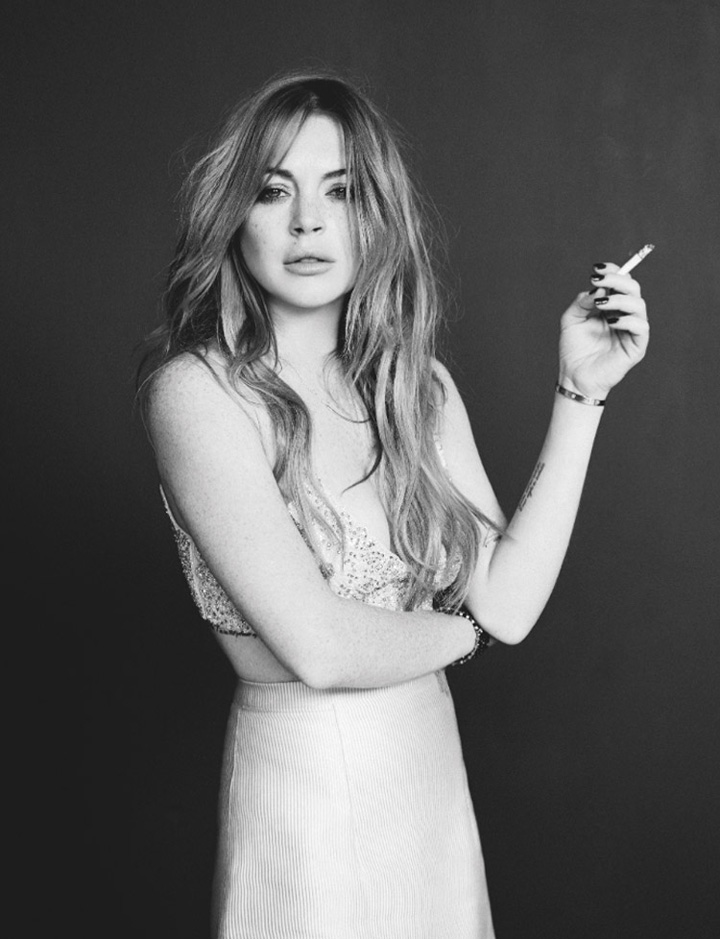 Lindsay Lohan《Wonderland》2014年10月號(hào)