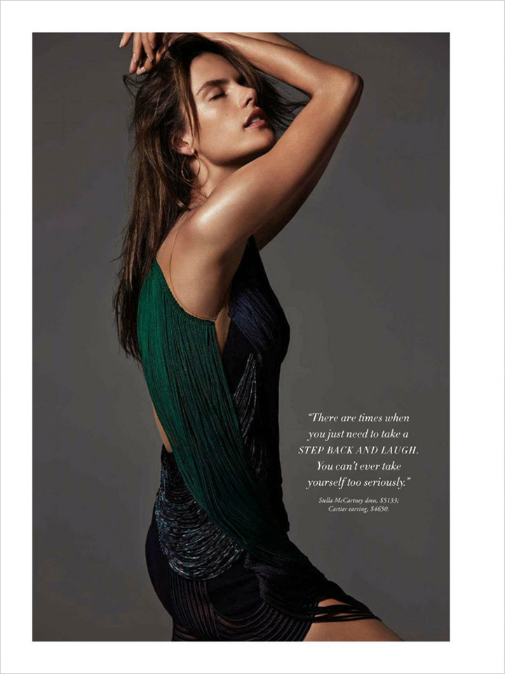 Alessandra Ambrosio《Harper’s Bazaar》澳洲版2014年10月號(hào)