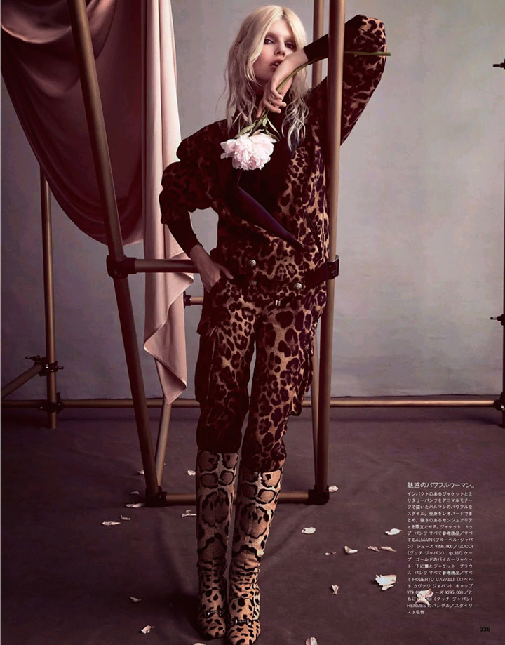 Ola Rudnicka《Vogue》日本版2014年10月號(hào)