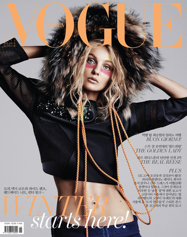 Caroline Trentini《Vogue》韓國(guó)版2014年11月號(hào)