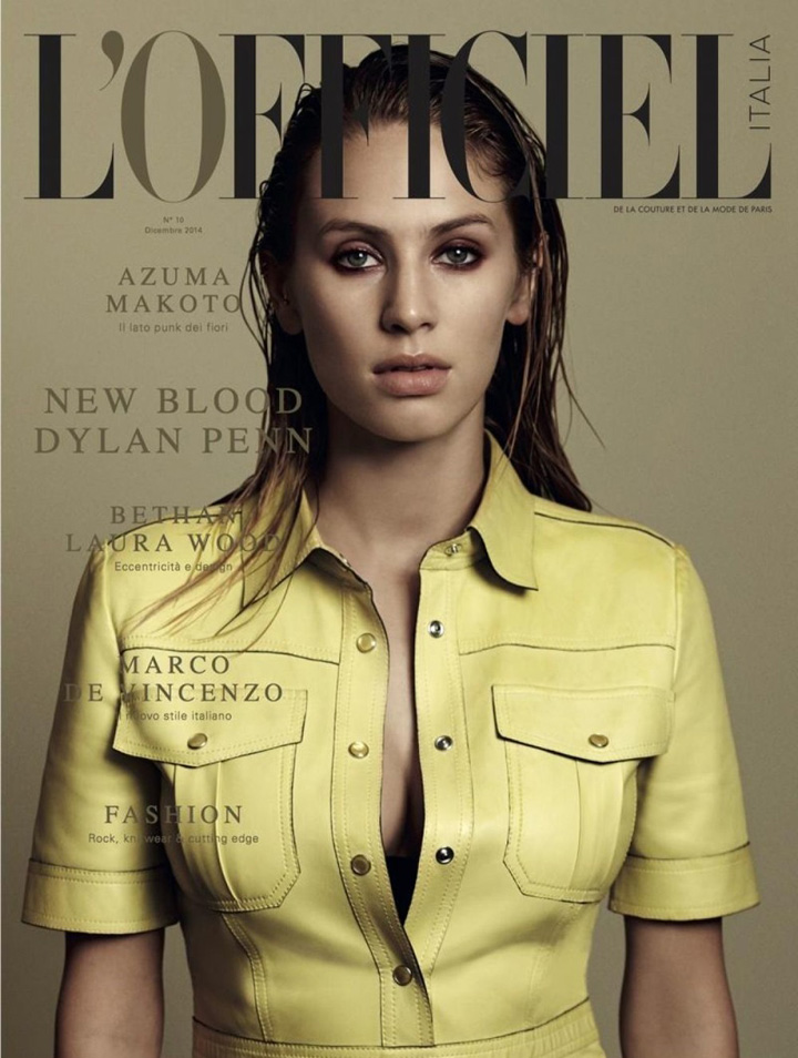 Dylan Penn《L’Officiel》意大利版2014年12月號(hào)