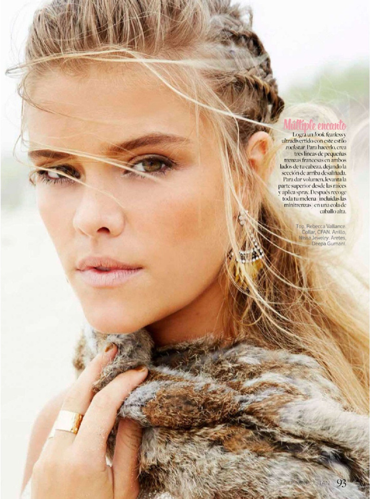 Nina Agdal《Cosmopolitan》墨西哥版2015年1月號