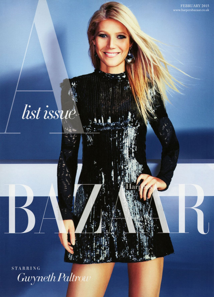 Gwyneth Paltrow 《Harper’s Bazaar》2015年2月號(hào)