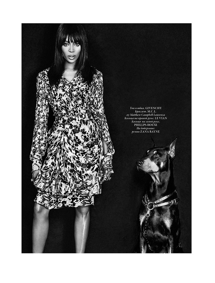 Naomi Campbell《L’Officiel》烏克蘭版2015年1月號