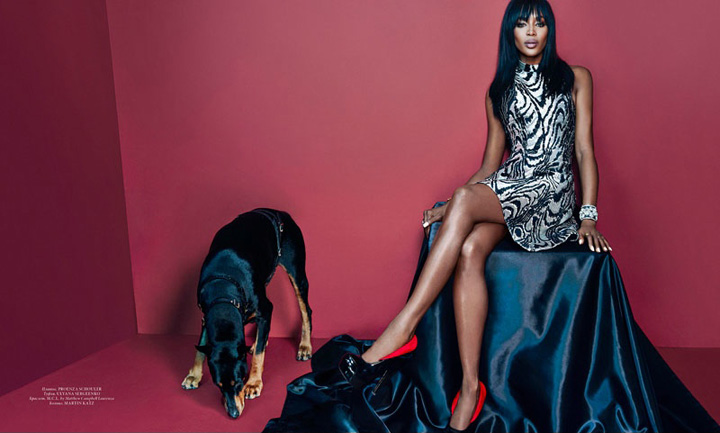 Naomi Campbell《L’Officiel》烏克蘭版2015年1月號(hào)