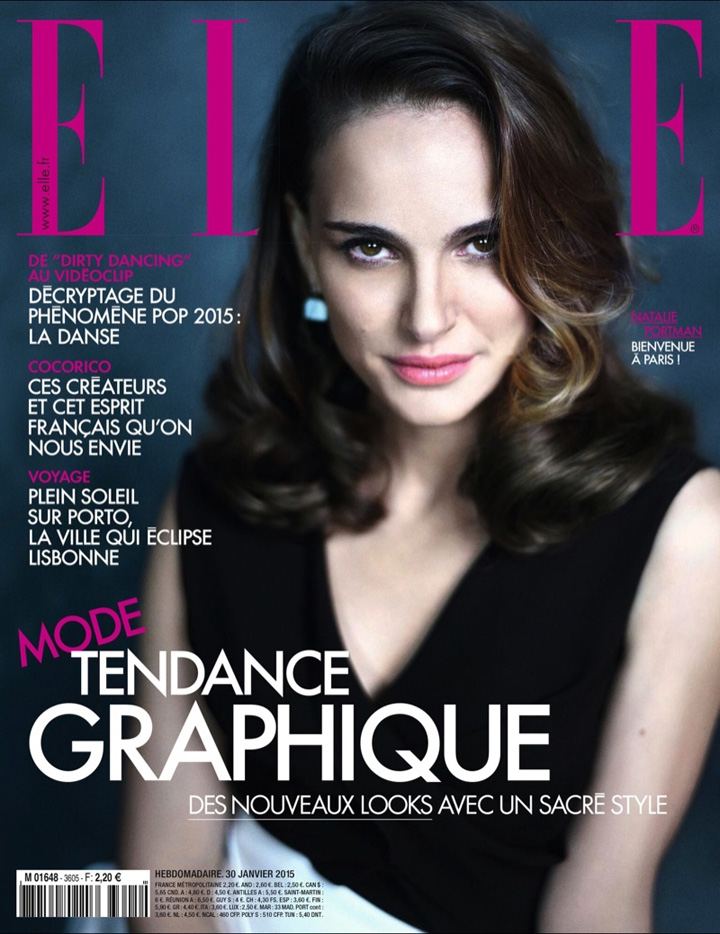 Natalie Portman《Elle》法國版2015年1月號