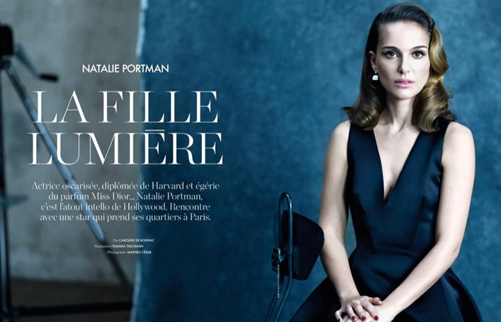 Natalie Portman《Elle》法國版2015年1月號