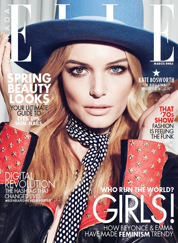 Kate Bosworth《Elle》加拿大版2015年3月號(hào)