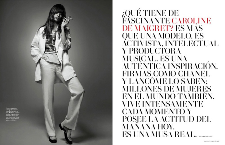 Caroline de Maigret《L’Officiel》墨西哥版2015年3月號(hào)