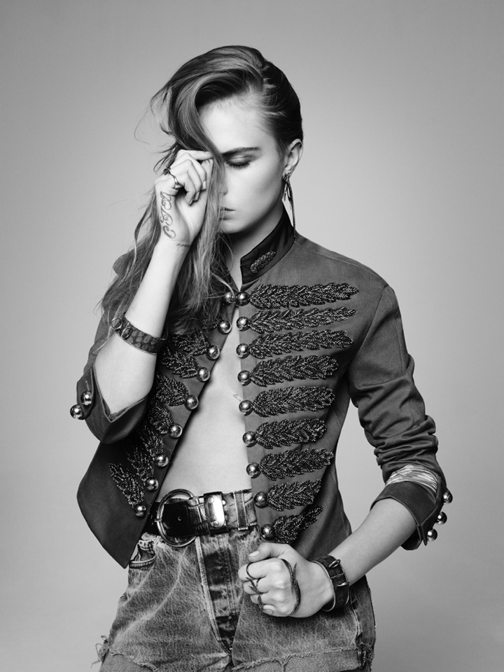 Cara Delevingne《L’Express Styles》雜志2015年4月號(hào)