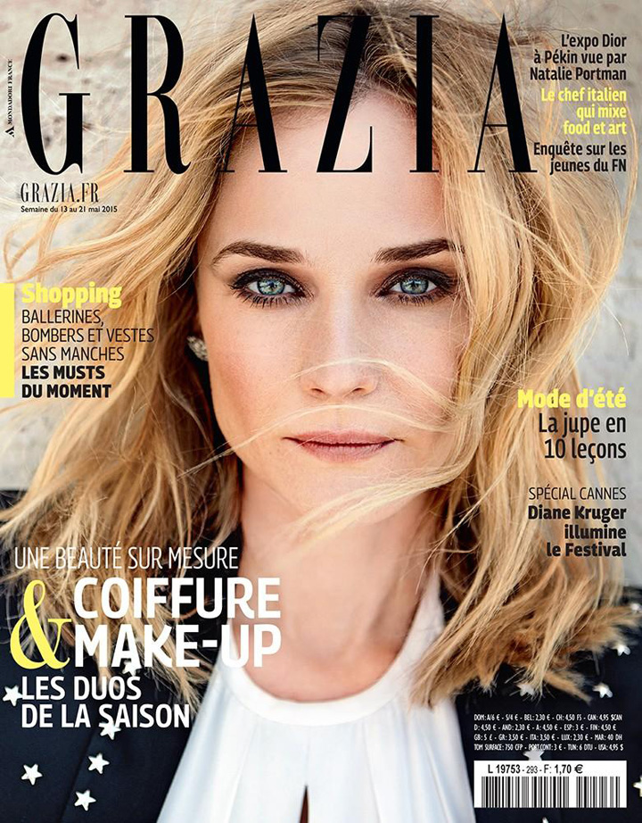 Diane Kruger《Grazia》雜志2015年5月號(hào)