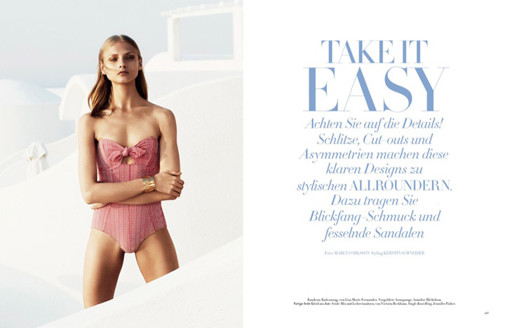 Anna Selezneva《Harper’s Bazaar》德國版2015年6/7月號(hào)