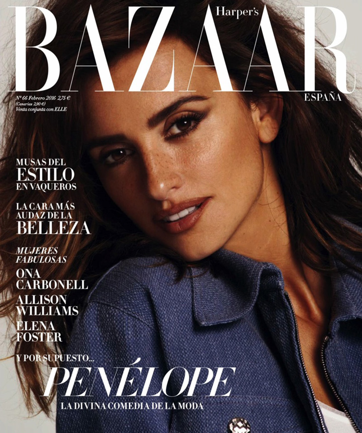 Penelope Cruz《Harper’s Bazaar》西班牙版2016年2月號