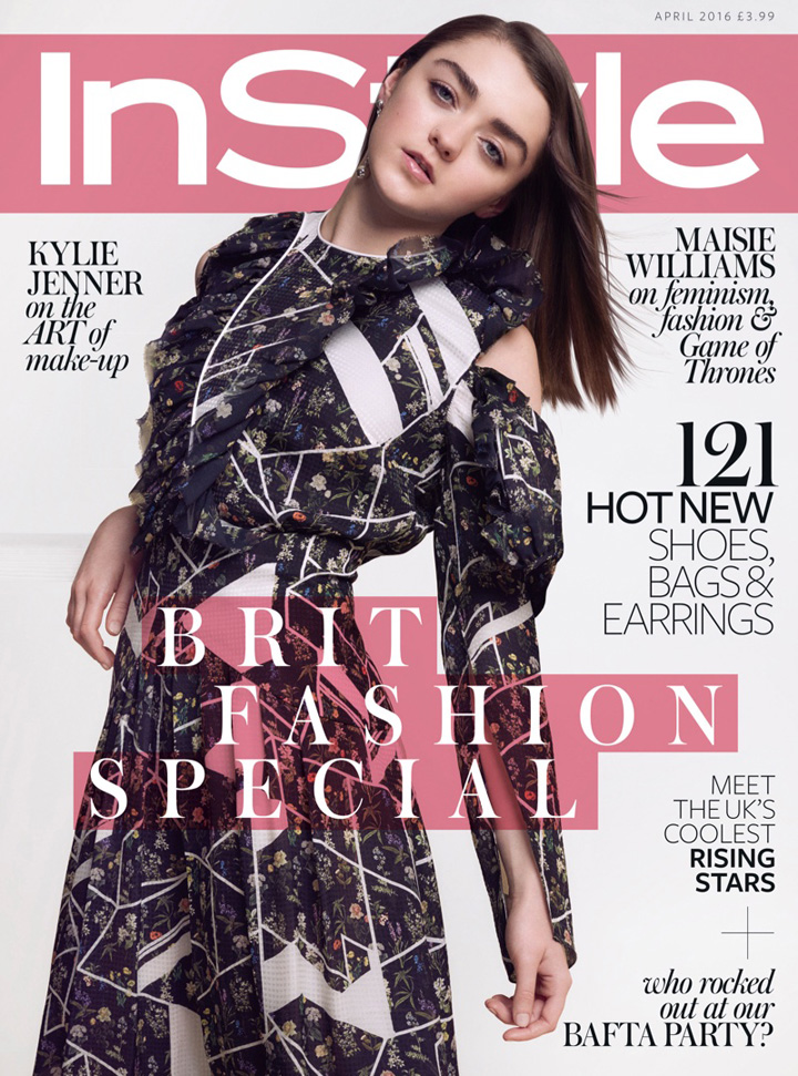 Maisie Williams《InStyle》英國版2016年4月號