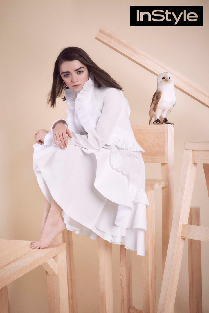 Maisie Williams《InStyle》英國(guó)版2016年4月號(hào)