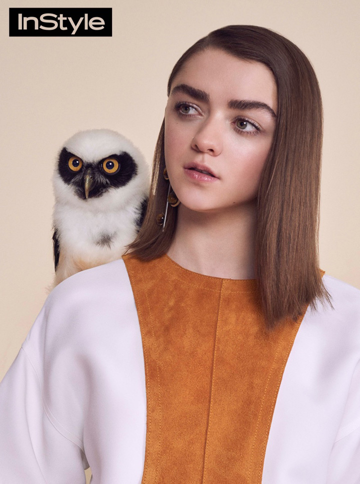 Maisie Williams《InStyle》英國(guó)版2016年4月號(hào)