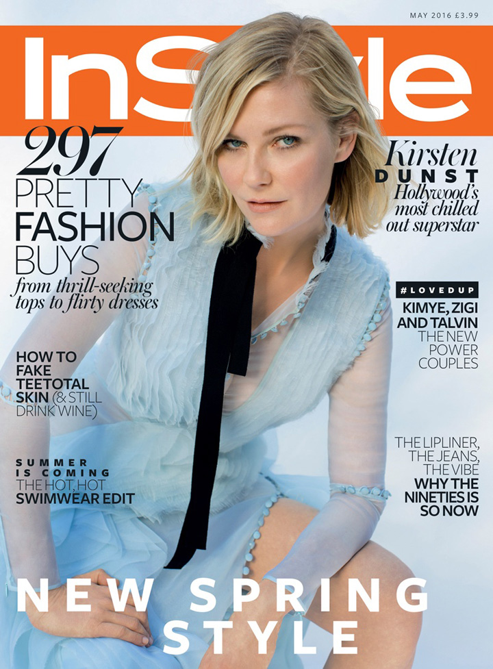 Kirsten Dunst《InStyle》英國版2016年5月號(hào)