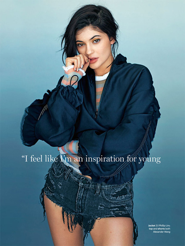 Kylie Jenner《Glamour》英國版2016年6月號