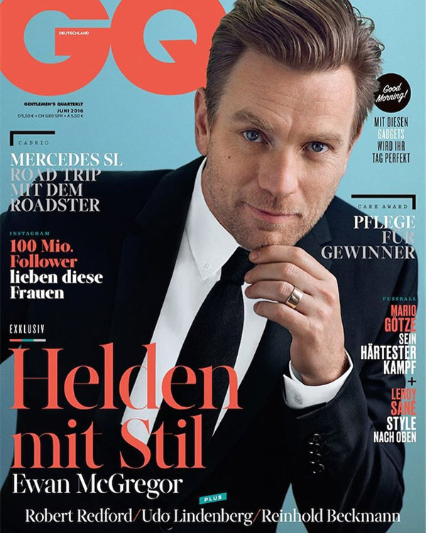 Ewan McGregor《GQ》德國(guó)版2016年6月號(hào)