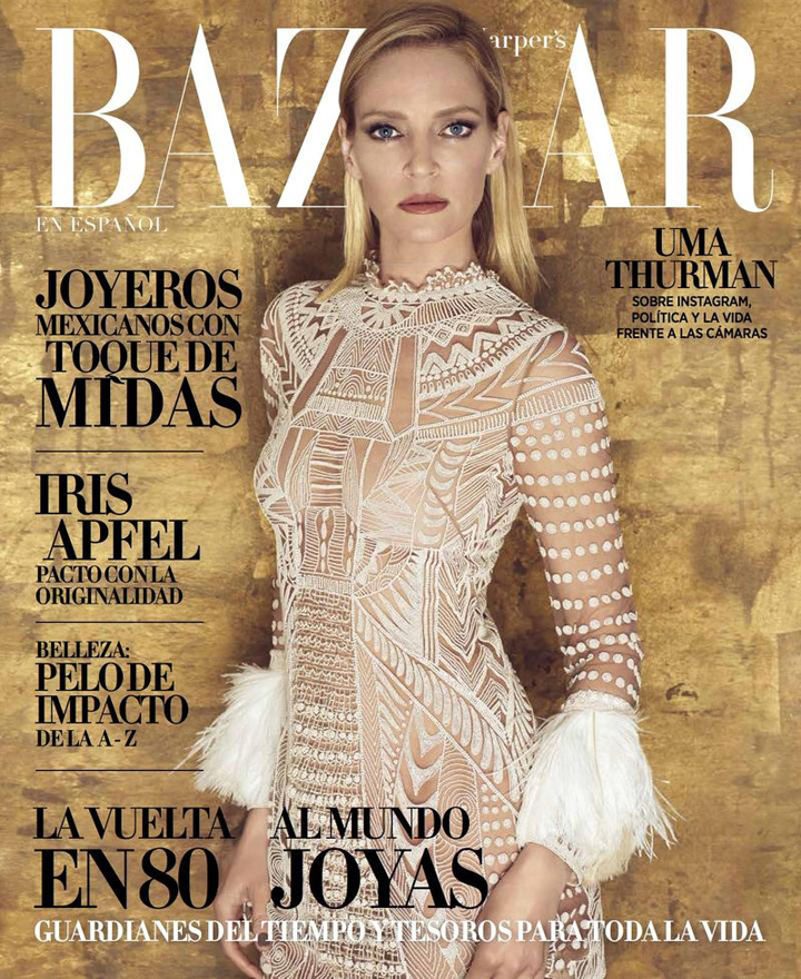 Uma Thurman《Harper's Bazaar》墨西哥版2016年5月號