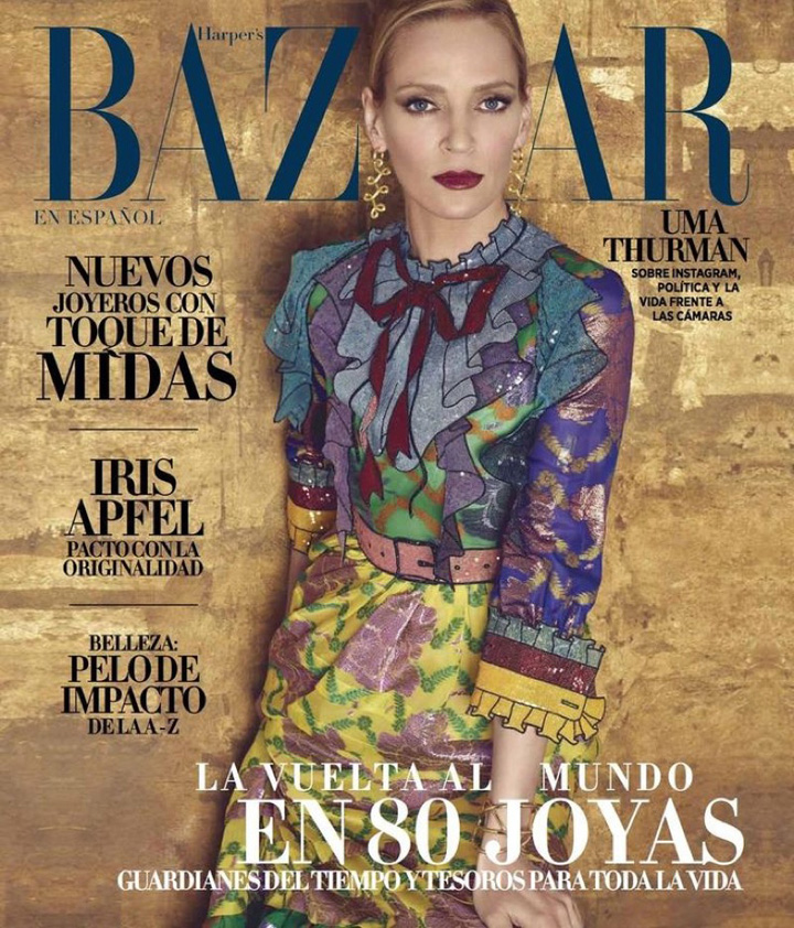 Uma Thurman《Harper's Bazaar》墨西哥版2016年5月號