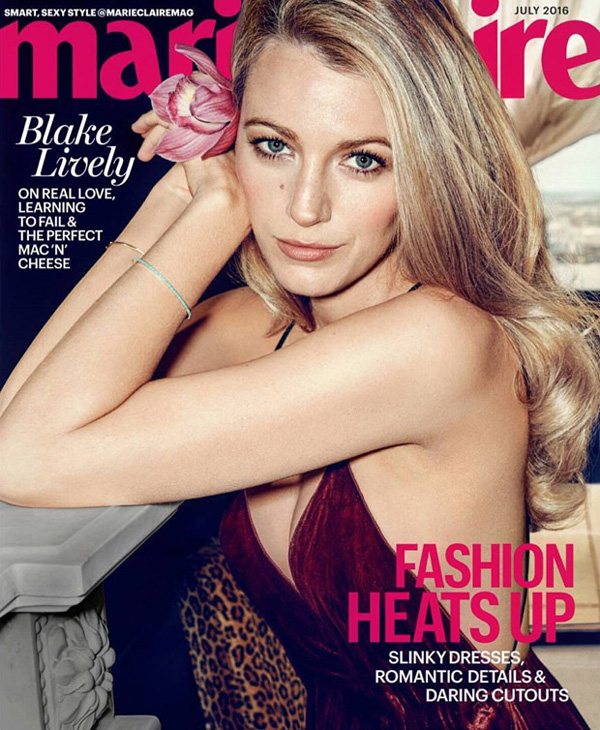 Blake Lively《Marie Claire》美國版2016年7月號