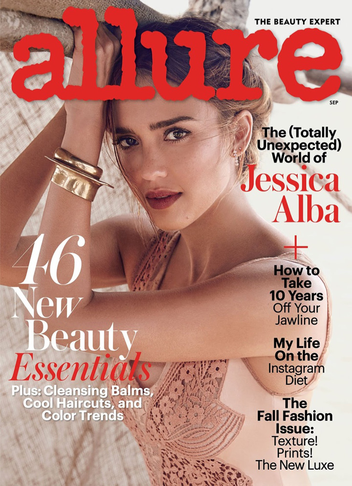 Jessica Alba《Allure》雜志2016年9月號(hào)