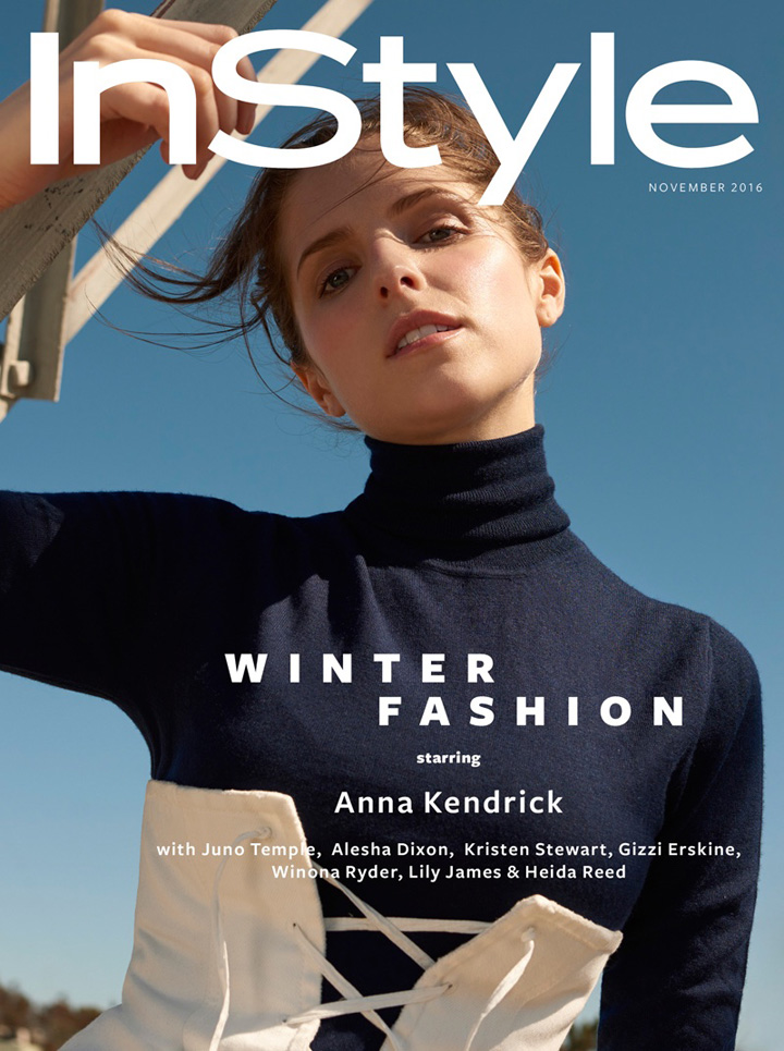 Anna Kendrick《InStyle》英國(guó)版2016年11月號(hào)