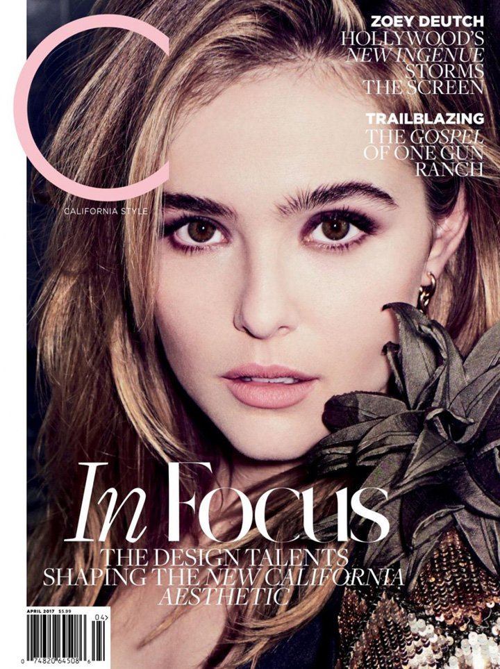 Zoey Deutch《C》雜志2017年4月號(hào)