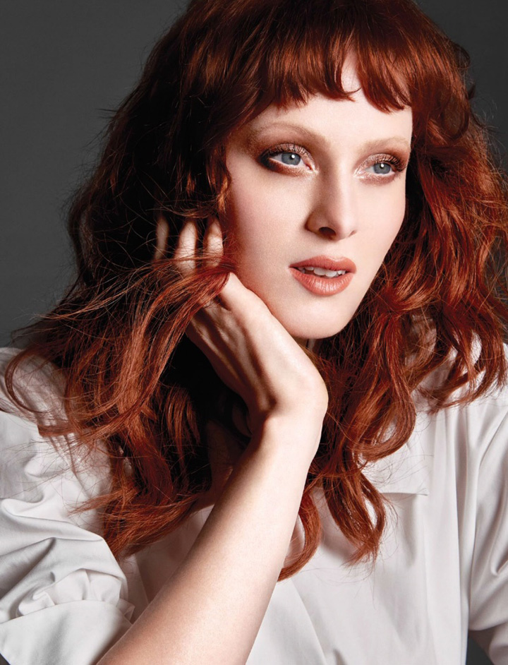 Karen Elson《Harper’s Bazaar》新加坡版2016年3月號