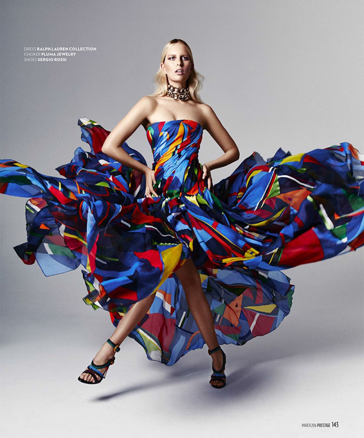 Karolina Kurkova《Prestige》雜志2016年3月號