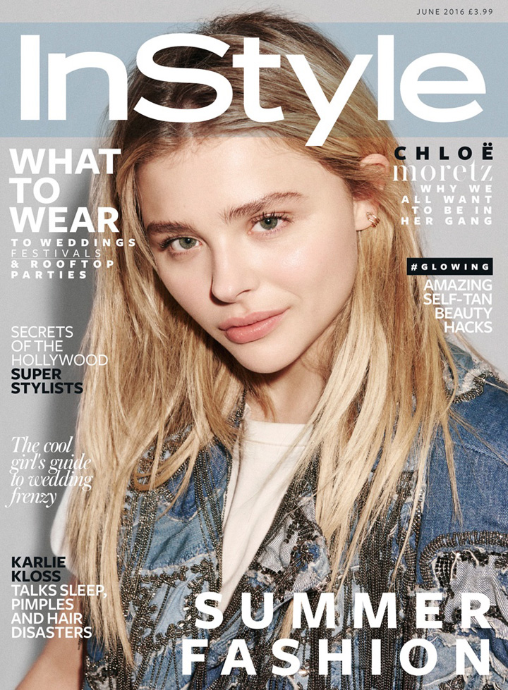 Chloe Grace Moretz《InStyle》英國(guó)版2016年6月號(hào)