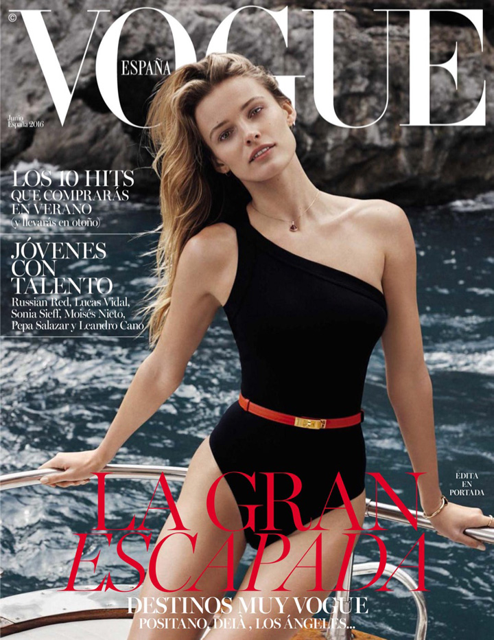 Edita Vilkeviciute《Vogue》西班牙版2016年6月號(hào)