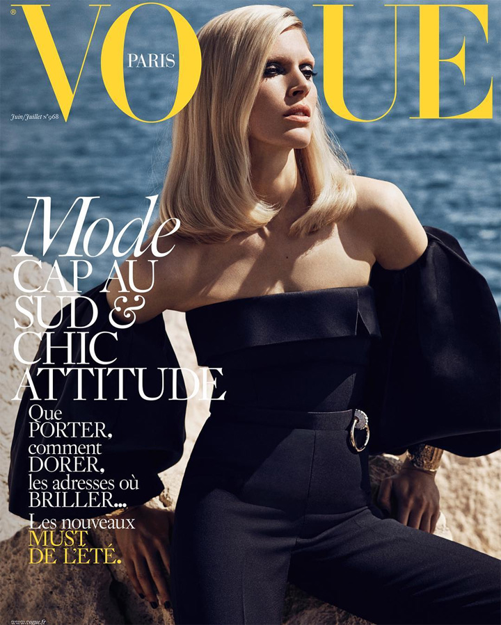 Iselin Steiro《Vogue》法國(guó)版2016年6/7月號(hào)