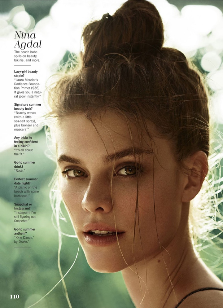 Nina Agdal《Cosmopolitan》雜志2016年7月號