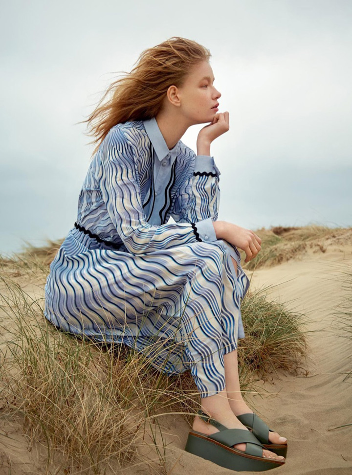 Hollie-May Saker《Harper's Bazaar》英國(guó)版2016年7月號(hào)