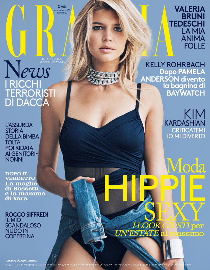 Kelly Rohrbach《Grazia》意大利版2016年7月號