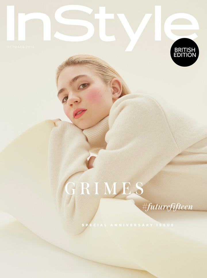 Grimes《InStyle》英國(guó)版2016年10月號(hào)