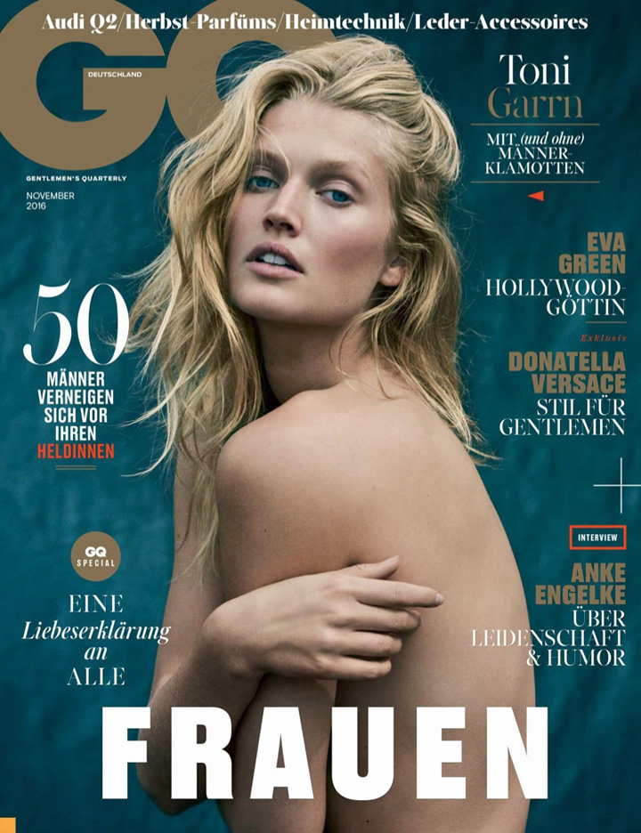 Toni Garrn《GQ》德國版2016年11月號(hào)