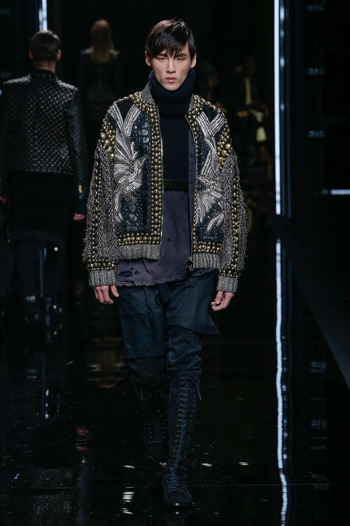 Balmain 2017秋冬男裝流行發(fā)布