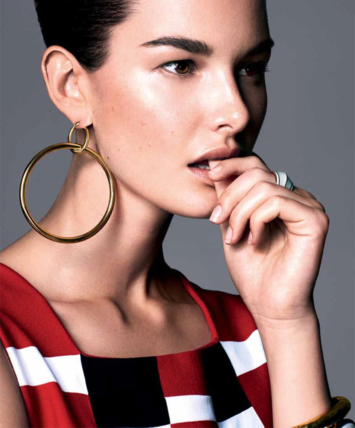 Ophelie Guillermand《Harper’s Bazaar》塞爾維亞版2017年4月號(hào)