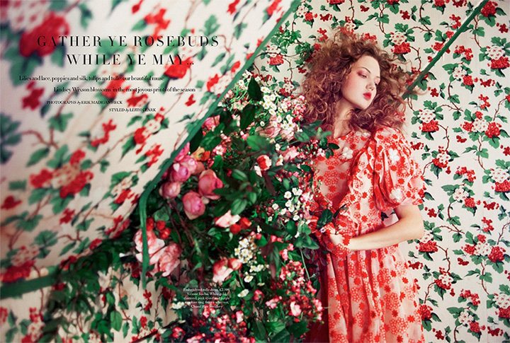 Lindsey Wixson《Harper’s Bazaar》英國版2017年5月號